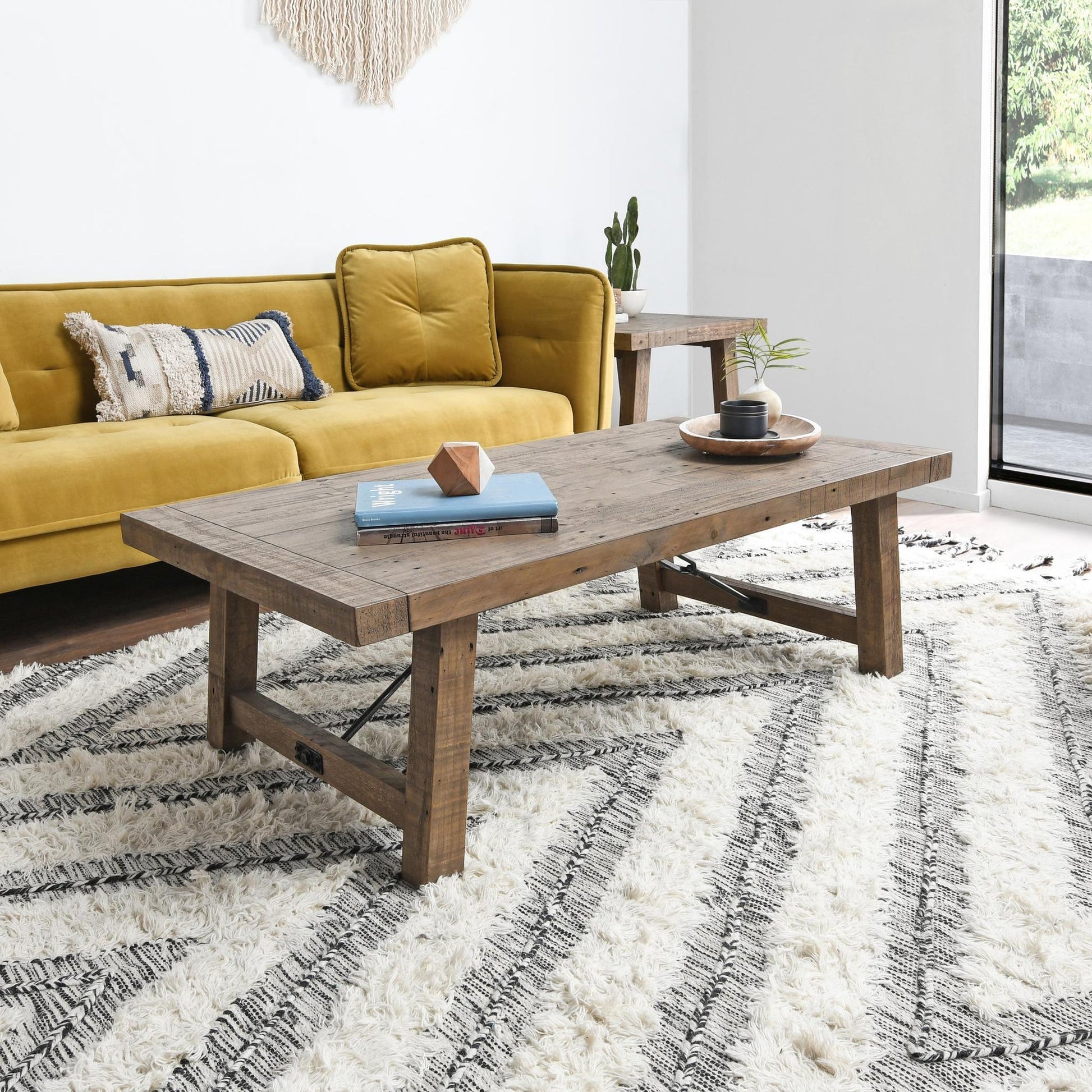Distressed Brown Reclaimed Pine Coffee Table Tuscany Coffee Table Collection
