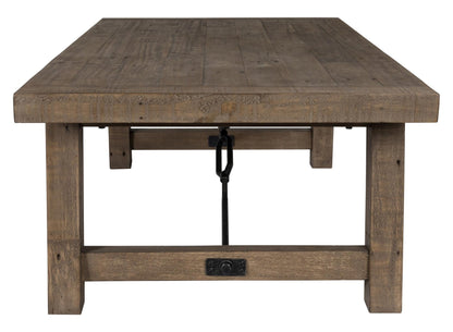Distressed Brown Reclaimed Pine Coffee Table Tuscany Coffee Table Collection