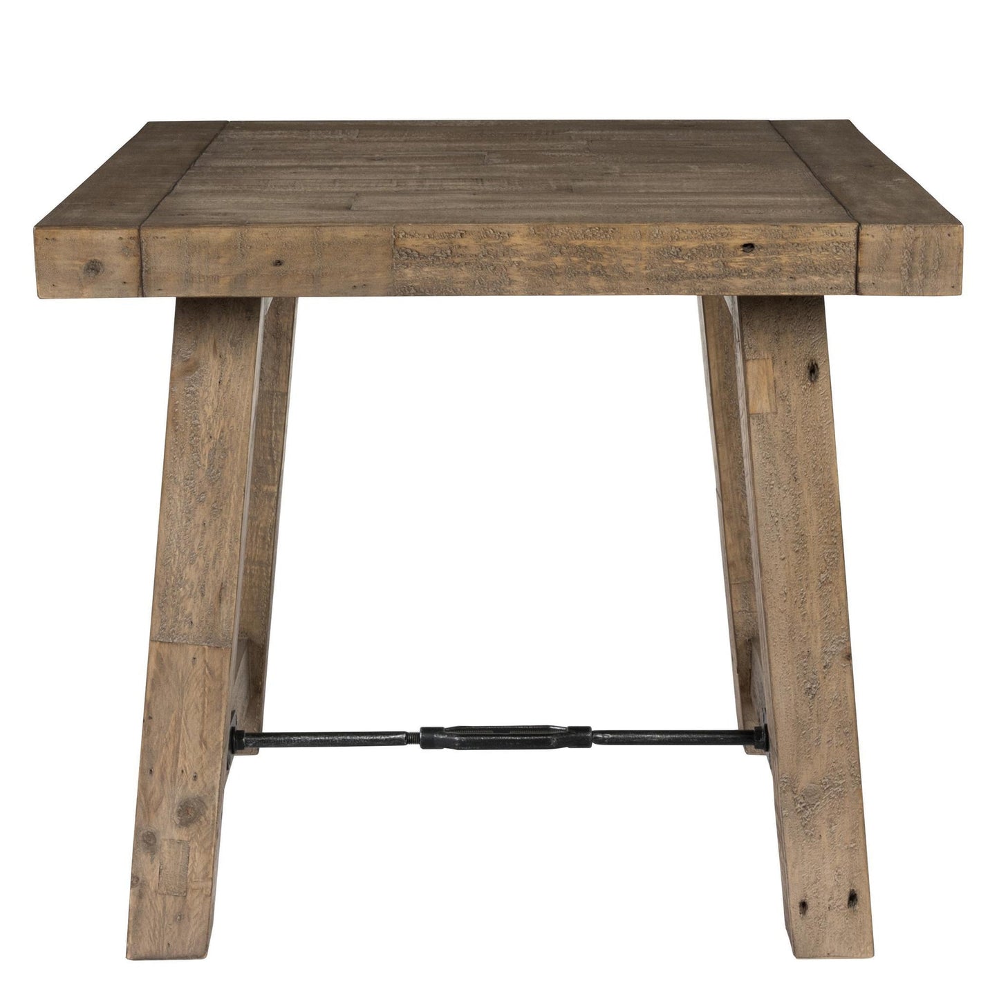 Distressed Brown Reclaimed Pine Accent & End Table Tuscany End Table Collection