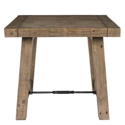 Distressed Brown Reclaimed Pine Accent & End Table Tuscany End Table Collection