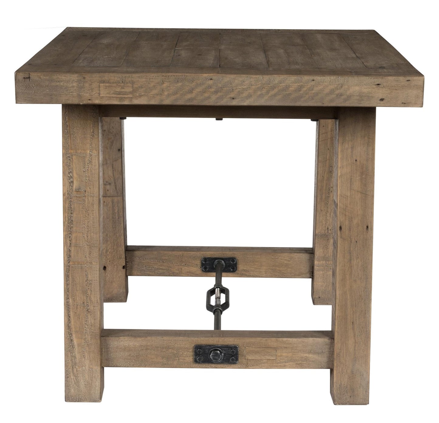 Distressed Brown Reclaimed Pine Accent & End Table Tuscany End Table Collection