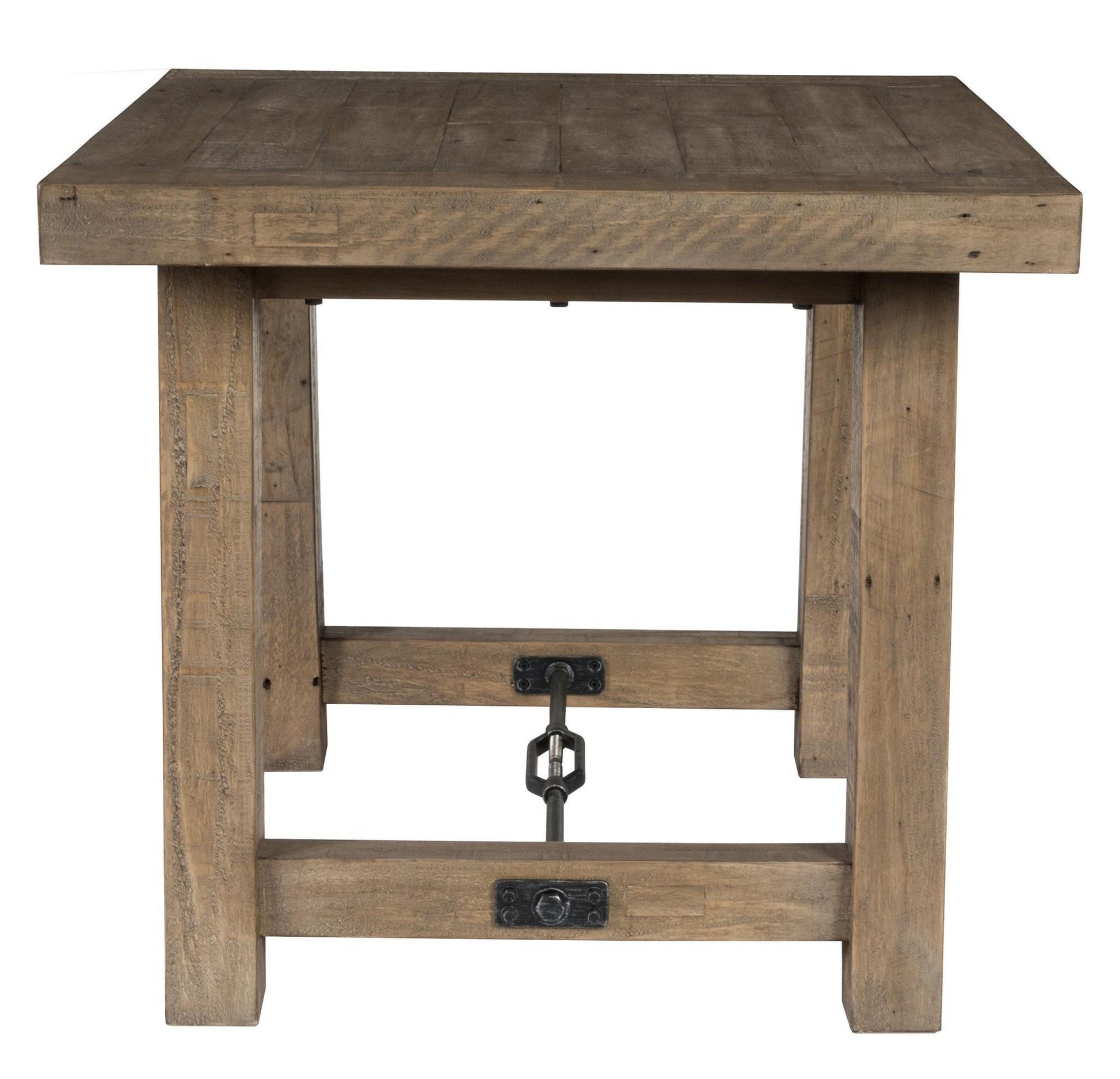 Distressed Brown Reclaimed Pine Accent & End Table Tuscany End Table Collection