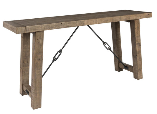 Distressed Brown Reclaimed Pine Console Table Tuscany Console Table Collection