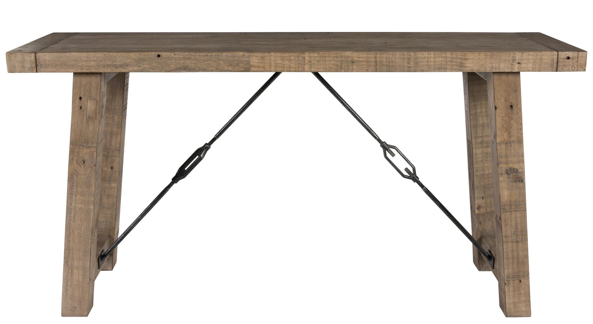 Distressed Brown Reclaimed Pine Console Table Tuscany Console Table Collection