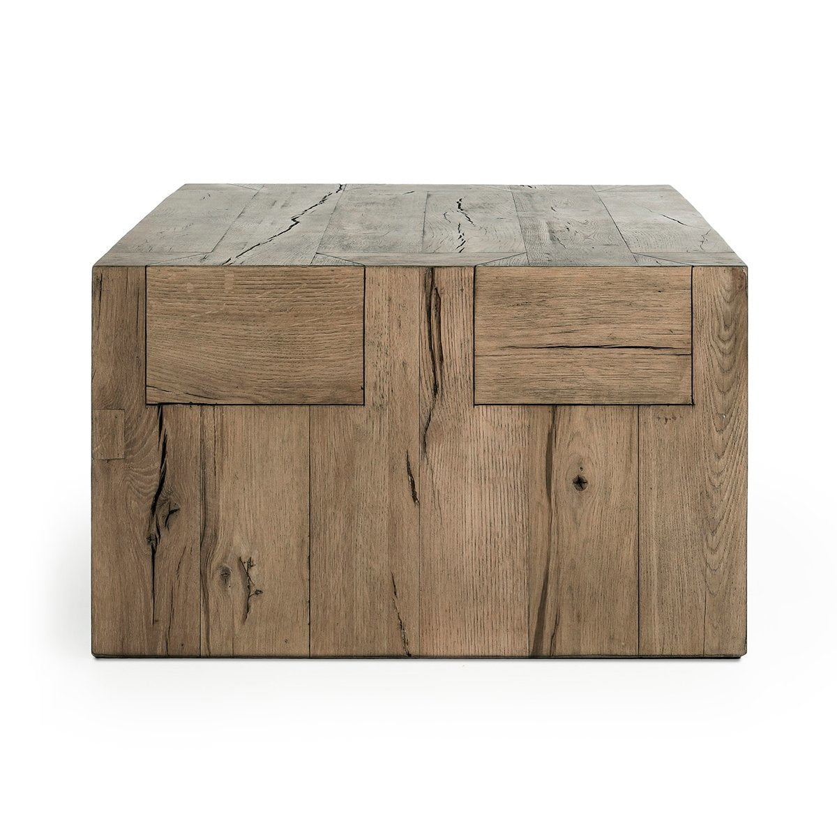 Cafe Brown Reclaimed Oak Coffee Table Bristol Coffee Table Collection