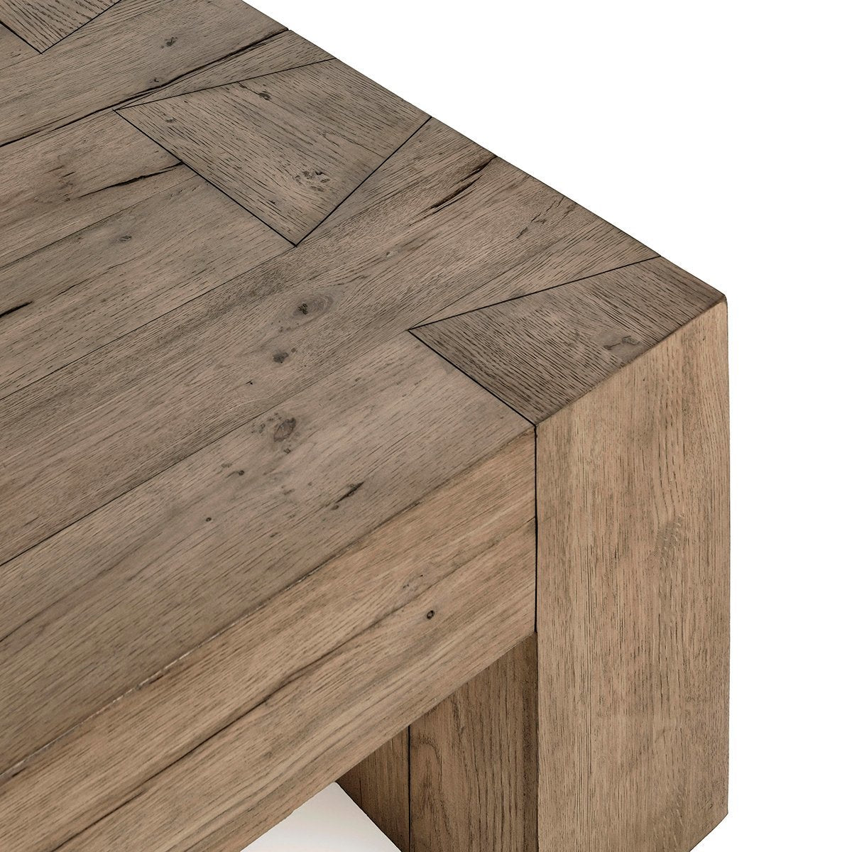 Cafe Brown Reclaimed Oak Coffee Table Bristol Coffee Table Collection