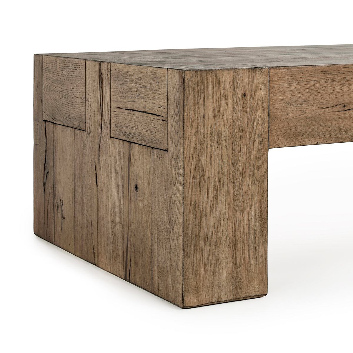 Cafe Brown Reclaimed Oak Coffee Table Bristol Coffee Table Collection
