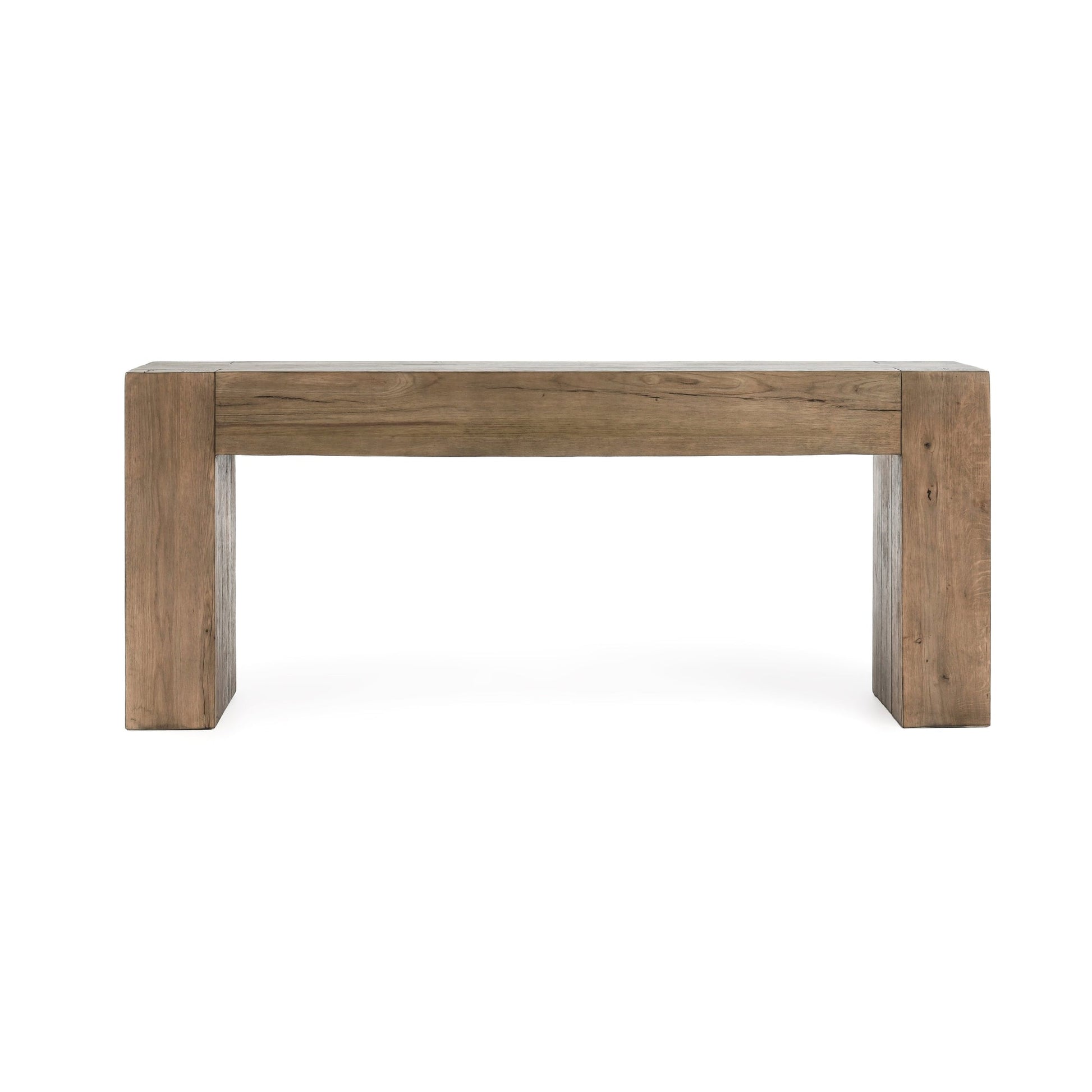 Cafe Brown Reclaimed Oak Console Table Bristol Console Table Collection