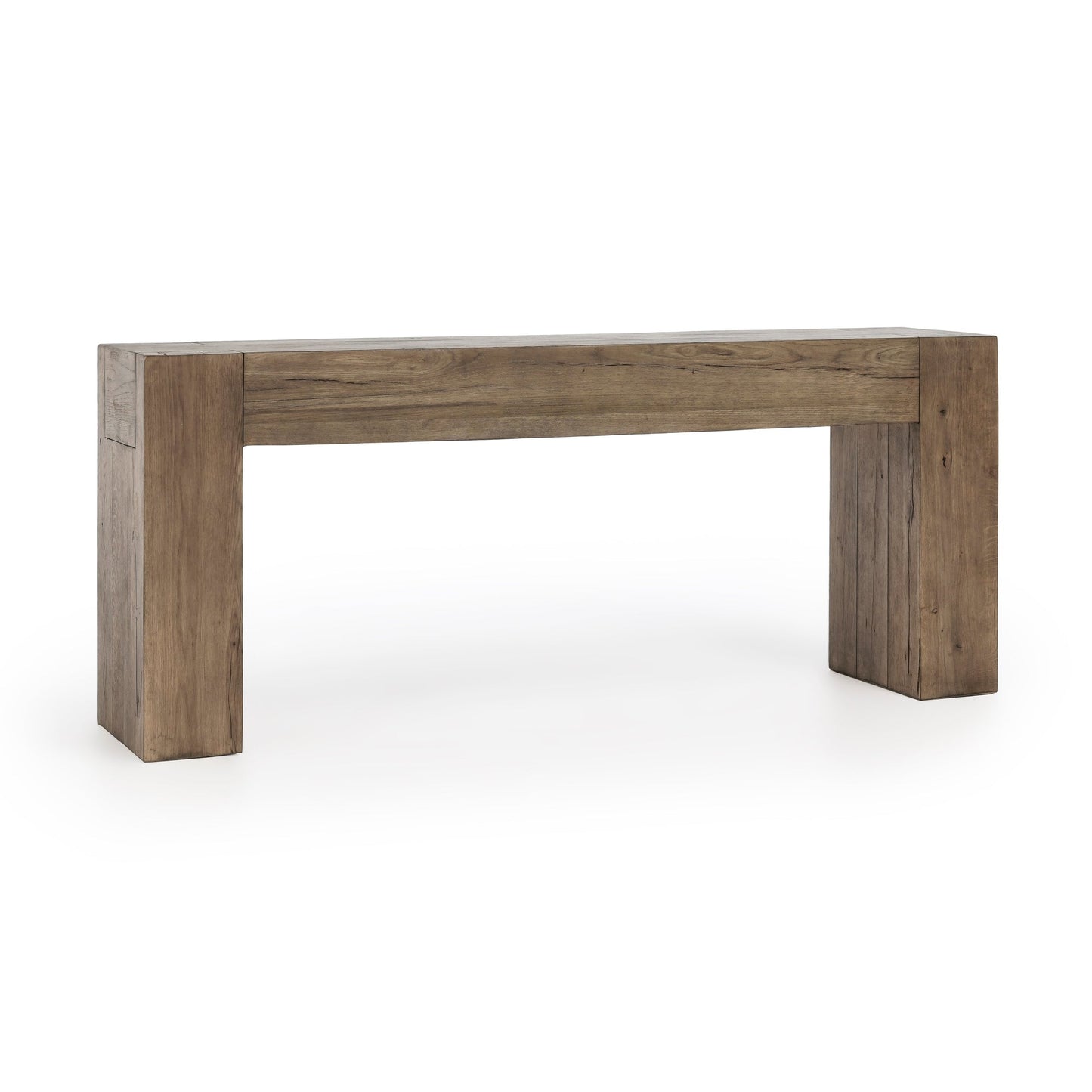 Cafe Brown Reclaimed Oak Console Table Bristol Console Table Collection