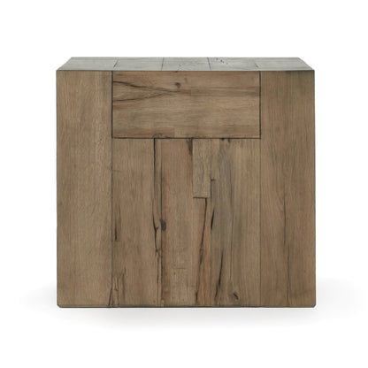 Cafe Brown Reclaimed Oak Accent & End Table Bristol End Table Collection