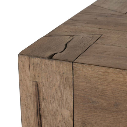 Cafe Brown Reclaimed Oak Accent & End Table Bristol End Table Collection