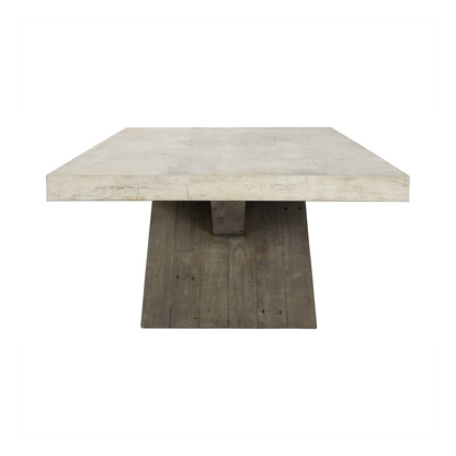 Antique White/Distressed Brown Laminate Coffee Table Durant Coffee Table Collection