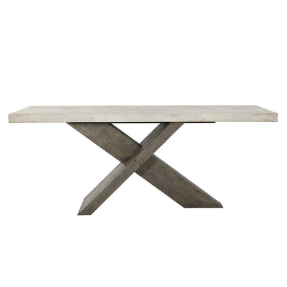 Antique White/Distressed Brown Laminate Console Table Durant Console Table Collection