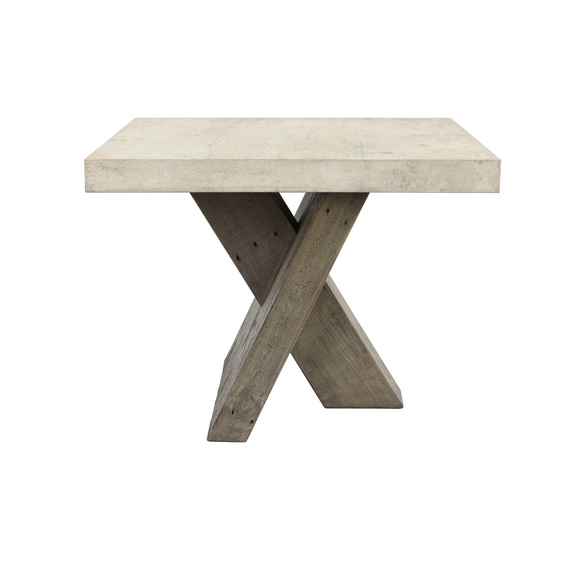 Distressed Gray/Weathered Chalk Laminate Accent & End Table Durant End Table Collection