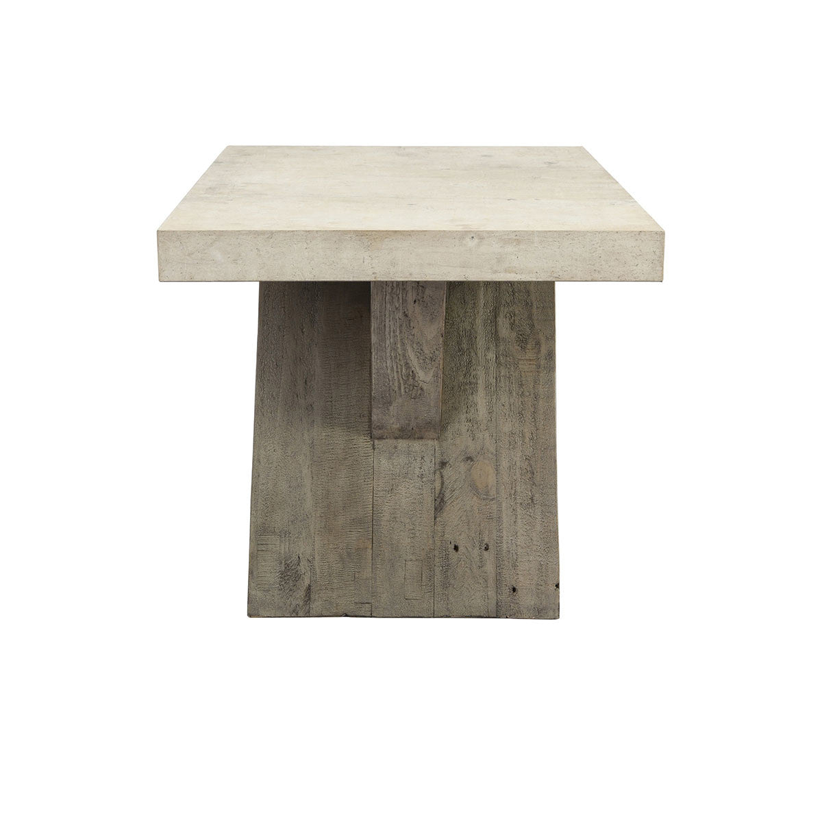 Distressed Gray/Weathered Chalk Laminate Accent & End Table Durant End Table Collection