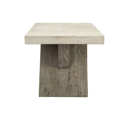 Distressed Gray/Weathered Chalk Laminate Accent & End Table Durant End Table Collection