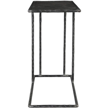 Hammered Metal/Blue Stone Blue Stone Accent & End Table Arlo Accent Table Collection