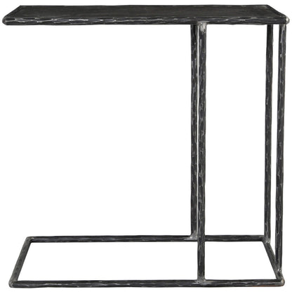 Hammered Metal/Blue Stone Blue Stone Accent & End Table Arlo Accent Table Collection