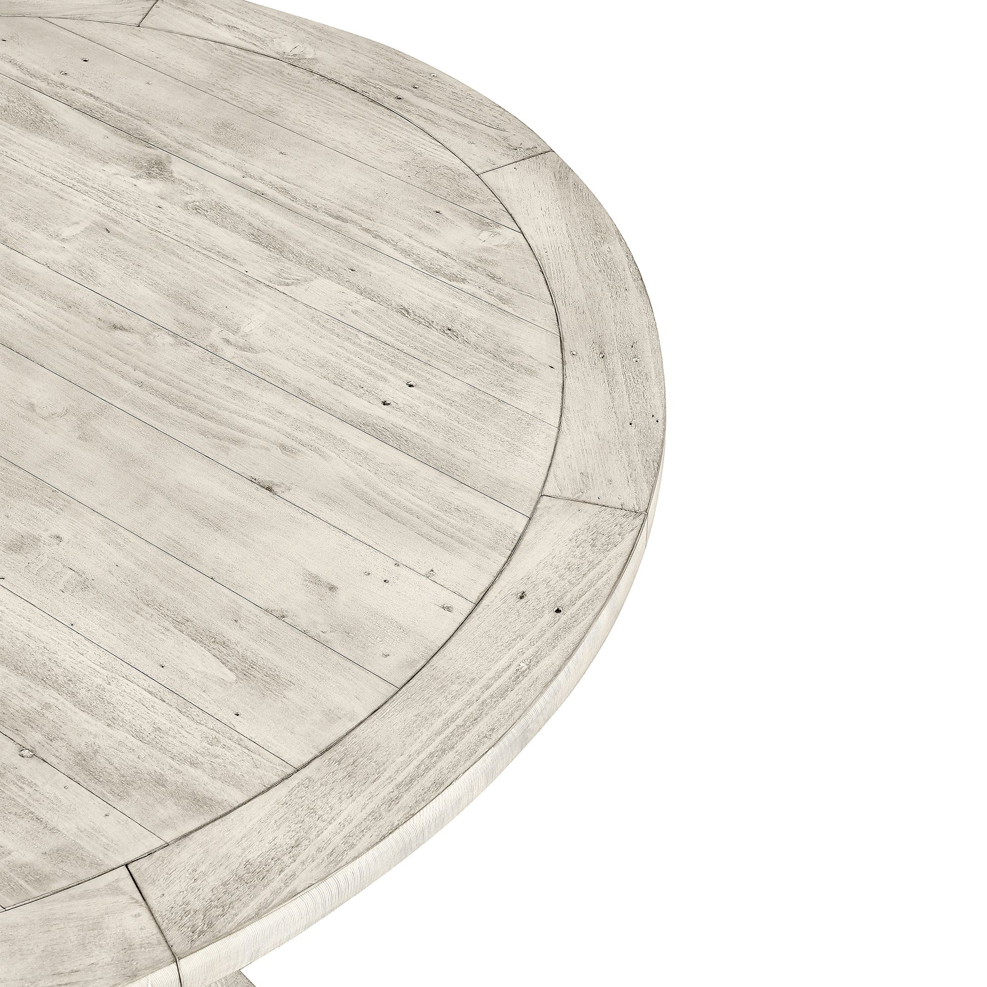 Caleb Dining Table Distressed Ivory