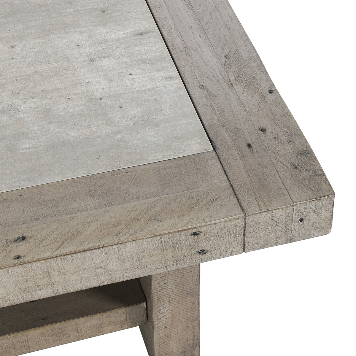 Distressed Gray Concrete Laminate Coffee Table Stonebridge Coffee Table Collection
