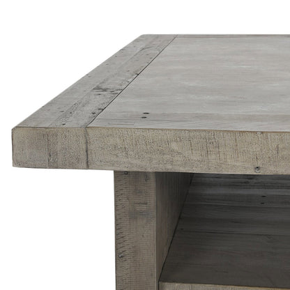 Distressed Gray Concrete Laminate Coffee Table Stonebridge Coffee Table Collection