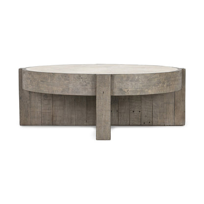 Antique White/Distressed Gray Laminate Coffee Table Sonoma Coffee Table Collection