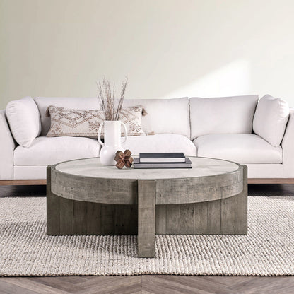 Antique White/Distressed Gray Laminate Coffee Table Sonoma Coffee Table Collection