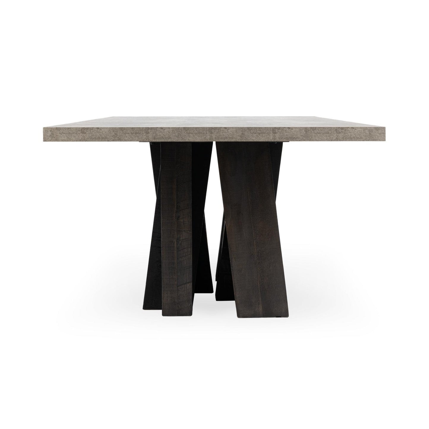 Olive Brown/Antique Gray Reclaimed Pine Dining Table Simone Dining Table Collection
