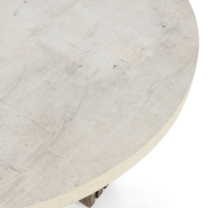 Antique White/Distressed Brown Laminate Coffee Table Aspen Coffee Table Collection