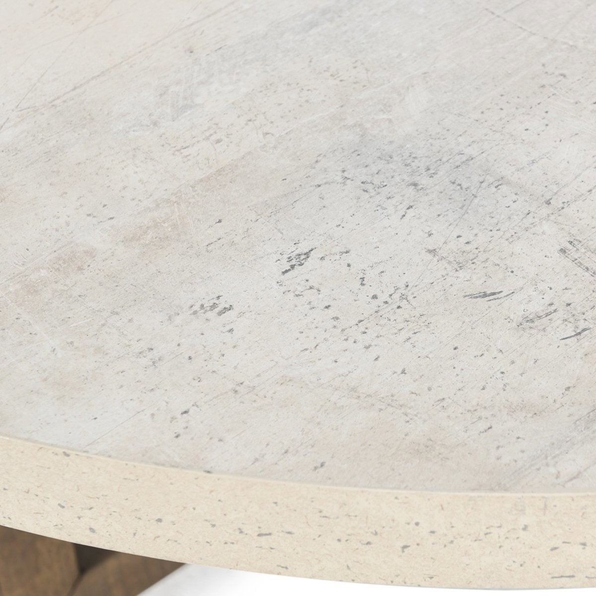 Antique White/Distressed Brown Laminate Coffee Table Aspen Coffee Table Collection