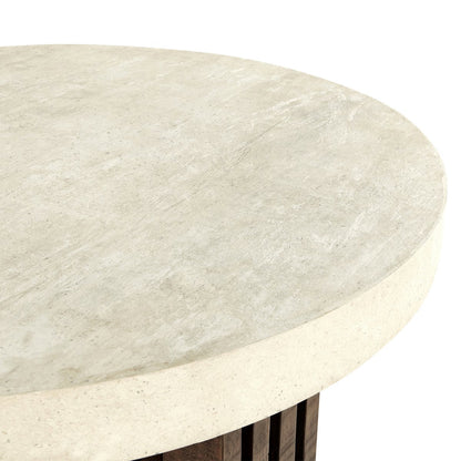 Antique White/Distressed Brown Laminate Accent & End Table Aspen End Table Collection