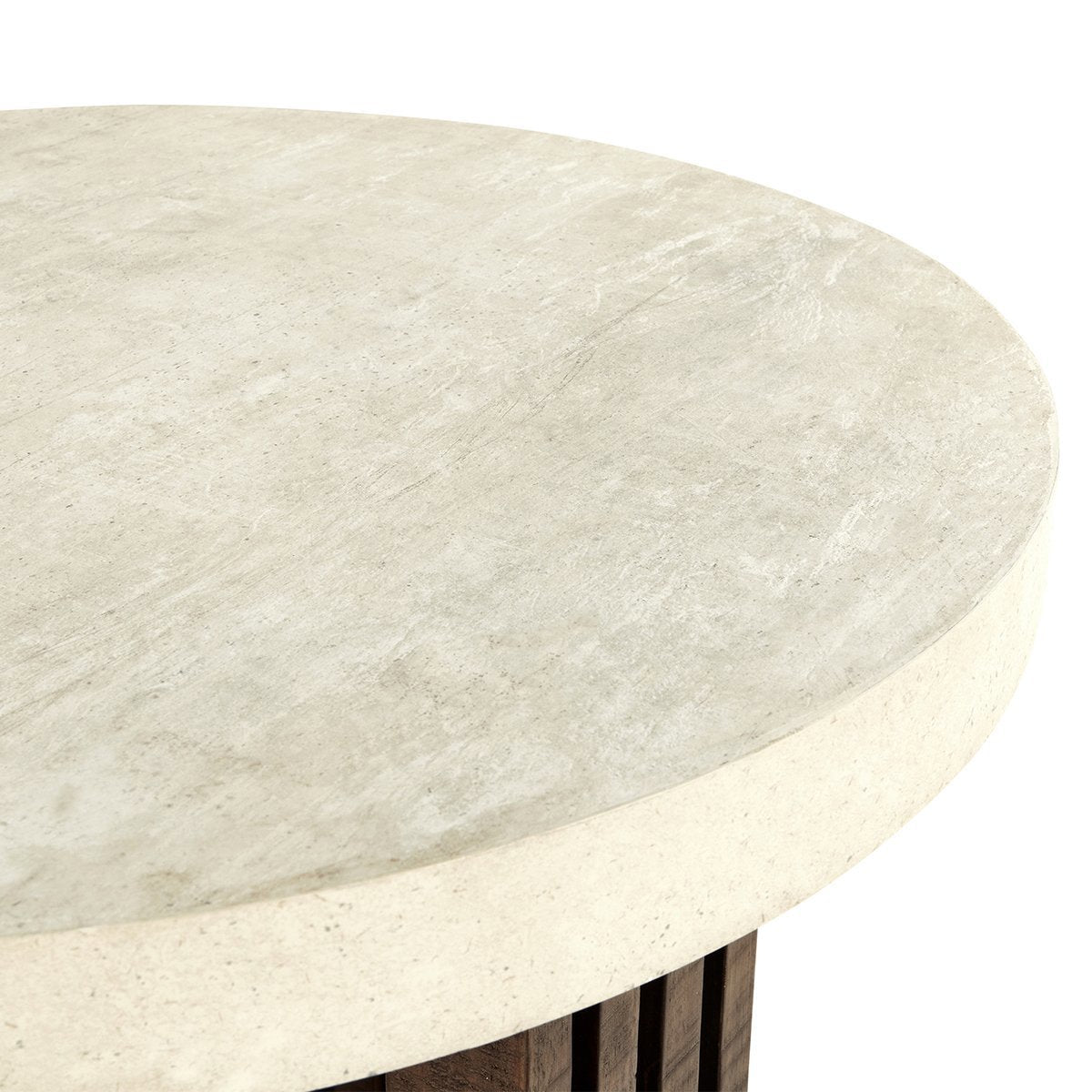 Antique White/Distressed Brown Laminate Accent & End Table Aspen End Table Collection
