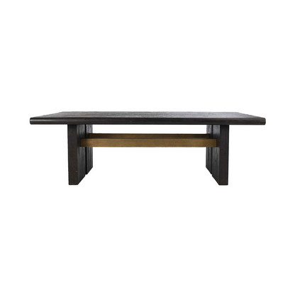 Carbon Black Reclaimed Pine Dining Table Larson Dining Table Collection