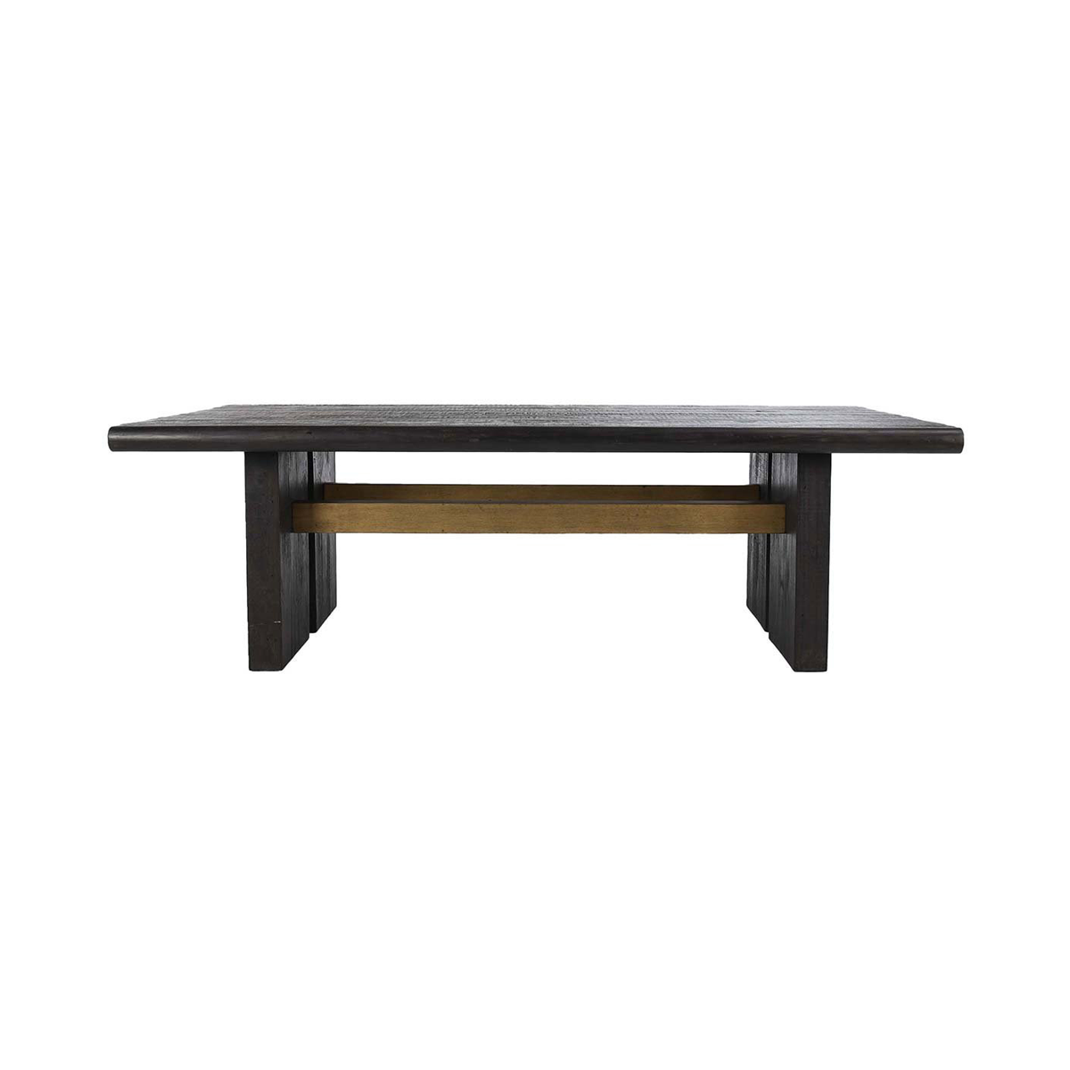 Carbon Black Reclaimed Pine Dining Table Larson Dining Table Collection