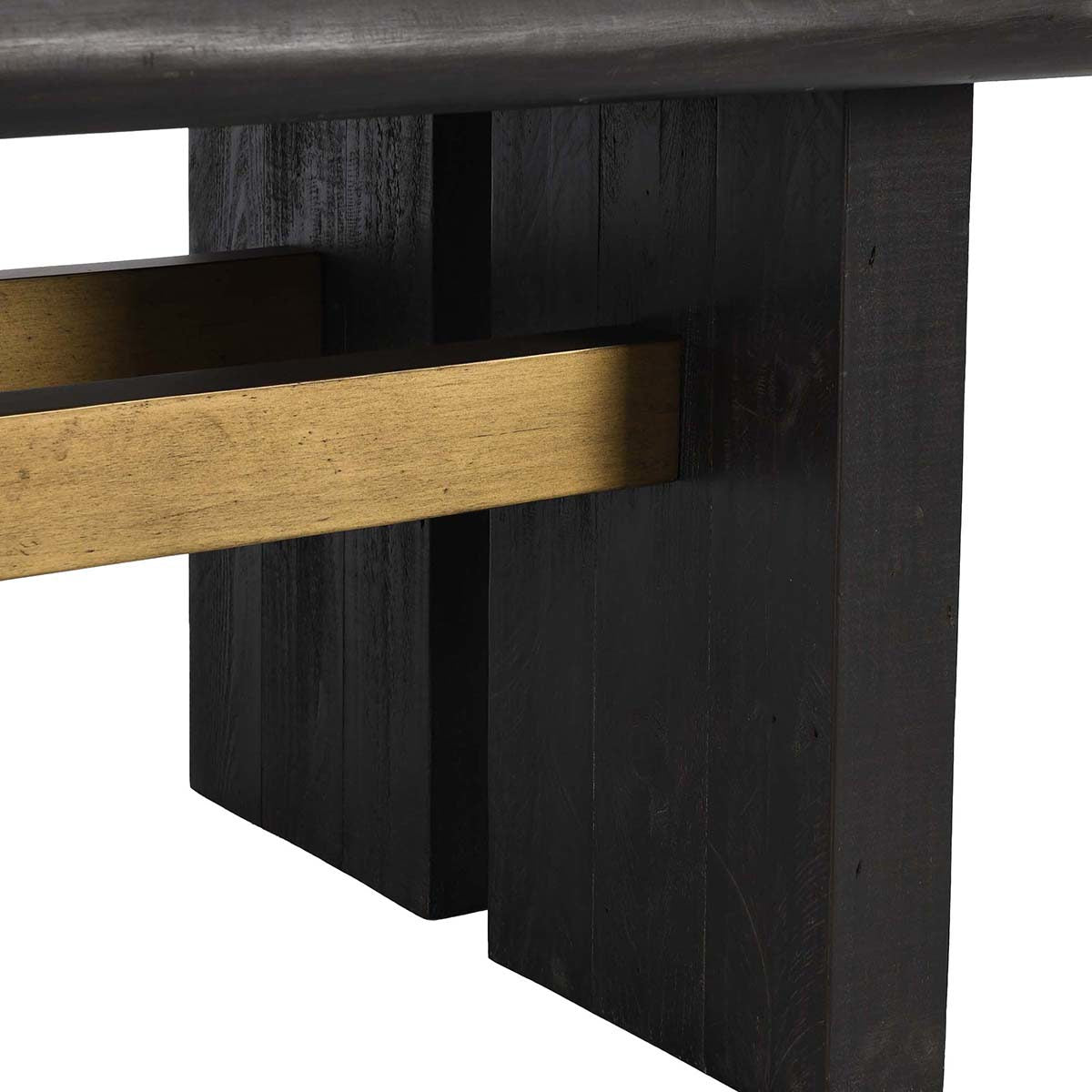 Carbon Black Reclaimed Pine Dining Table Larson Dining Table Collection