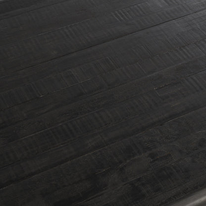 Carbon Black Reclaimed Pine Dining Table Larson Dining Table Collection