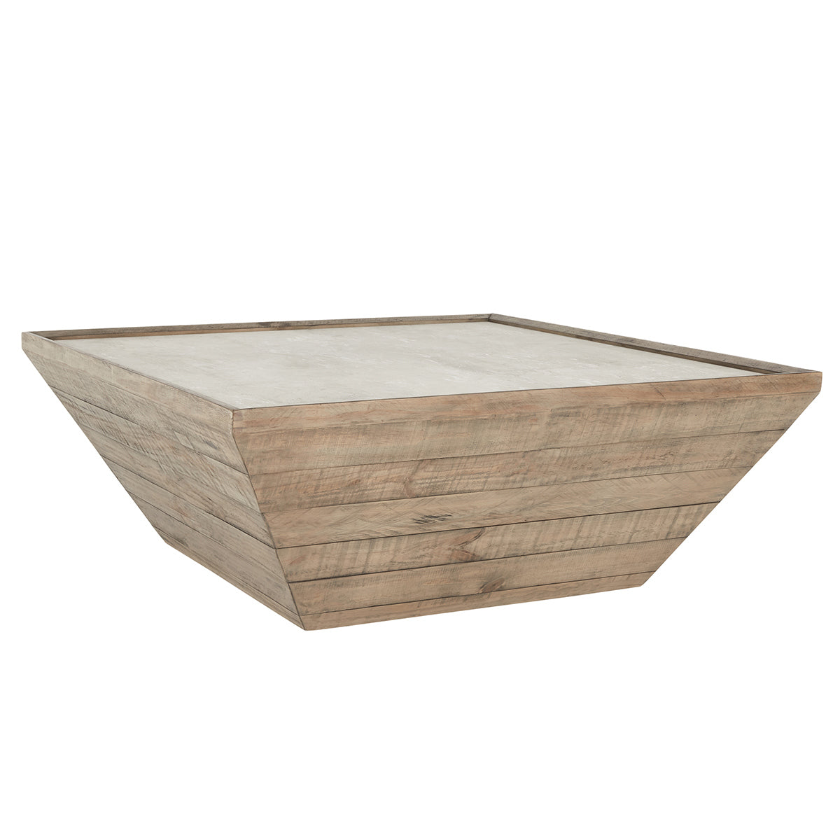Natural/Antique White Laminate Coffee Table Dalton Coffee Table Collection