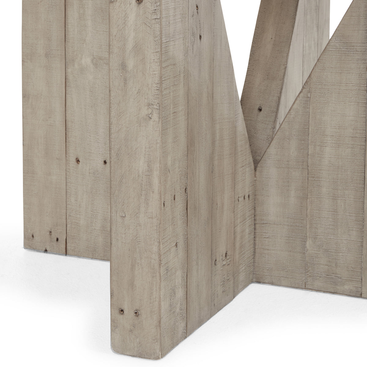 Distressed Gray Concrete Laminate Dining Table Vincent Dining Table Collection