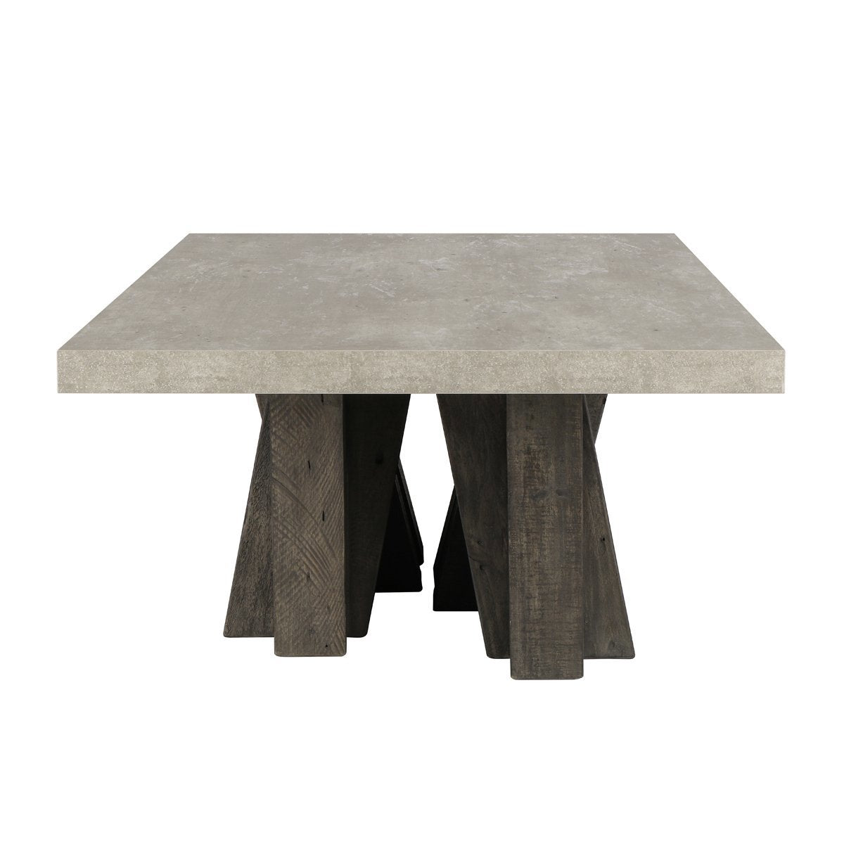 Olive Brown/Antique Gray Reclaimed Pine Coffee Table Simone Coffee Table Collection