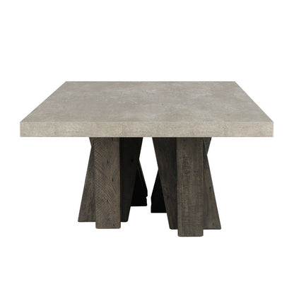 Olive Brown/Antique Gray Reclaimed Pine Coffee Table Simone Coffee Table Collection