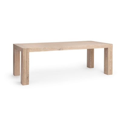 Aged Cream Reclaimed Oak Dining Table Bristol Dining Table Collection