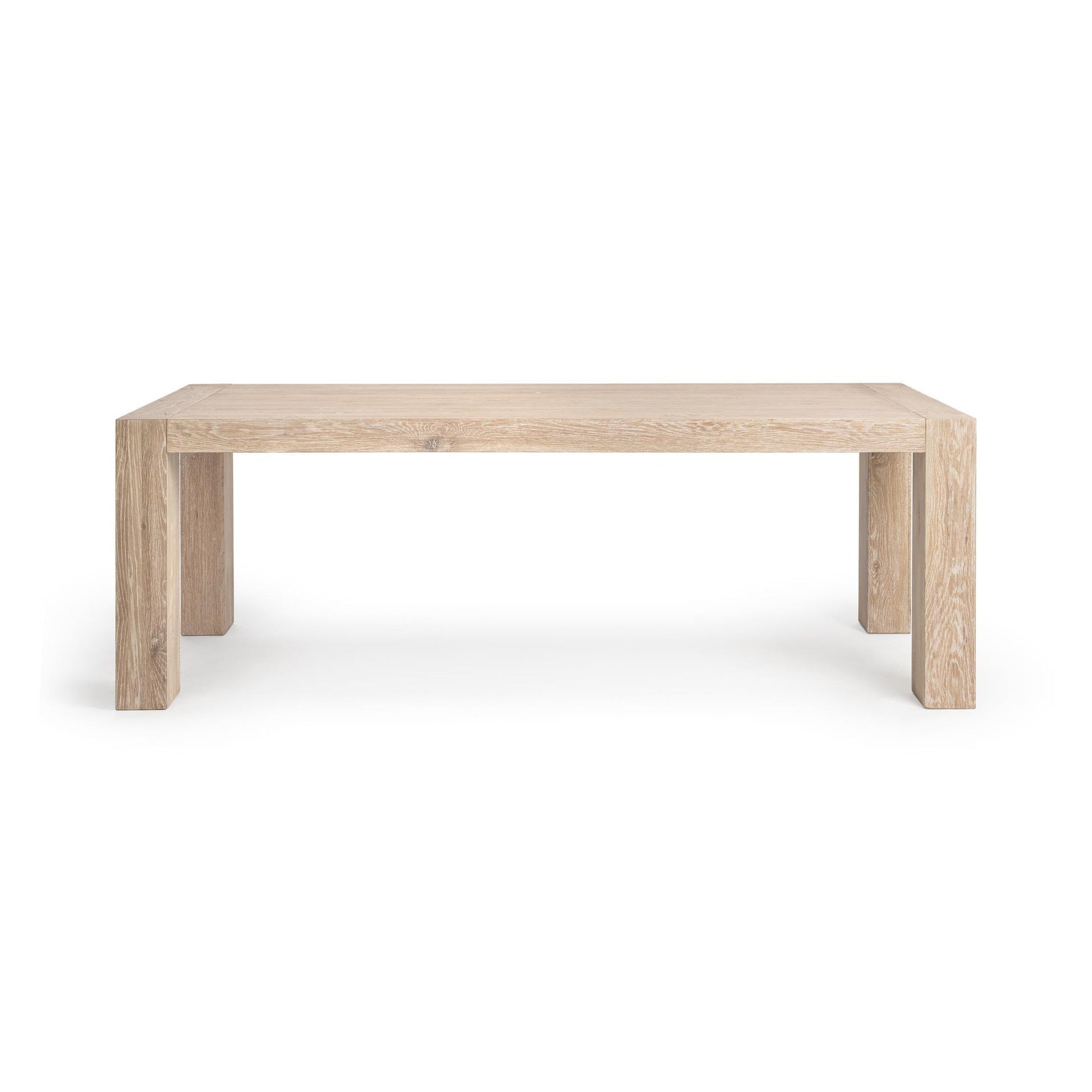 Aged Cream Reclaimed Oak Dining Table Bristol Dining Table Collection