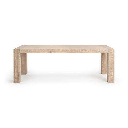 Aged Cream Reclaimed Oak Dining Table Bristol Dining Table Collection