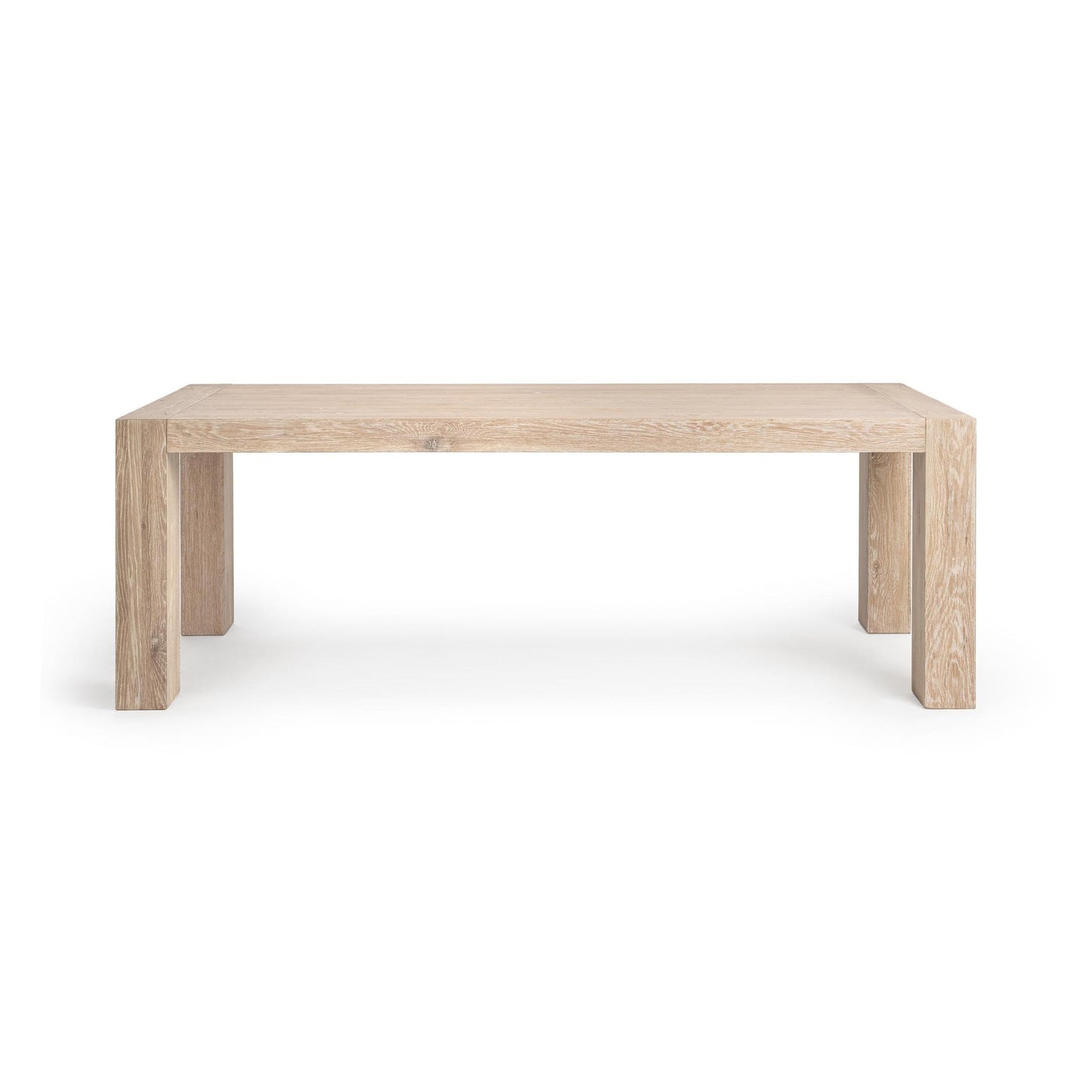 Aged Cream Reclaimed Oak Dining Table Bristol Dining Table Collection