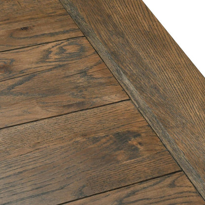 Suede Brown Reclaimed Oak Coffee Table Troy Coffee Table Collection