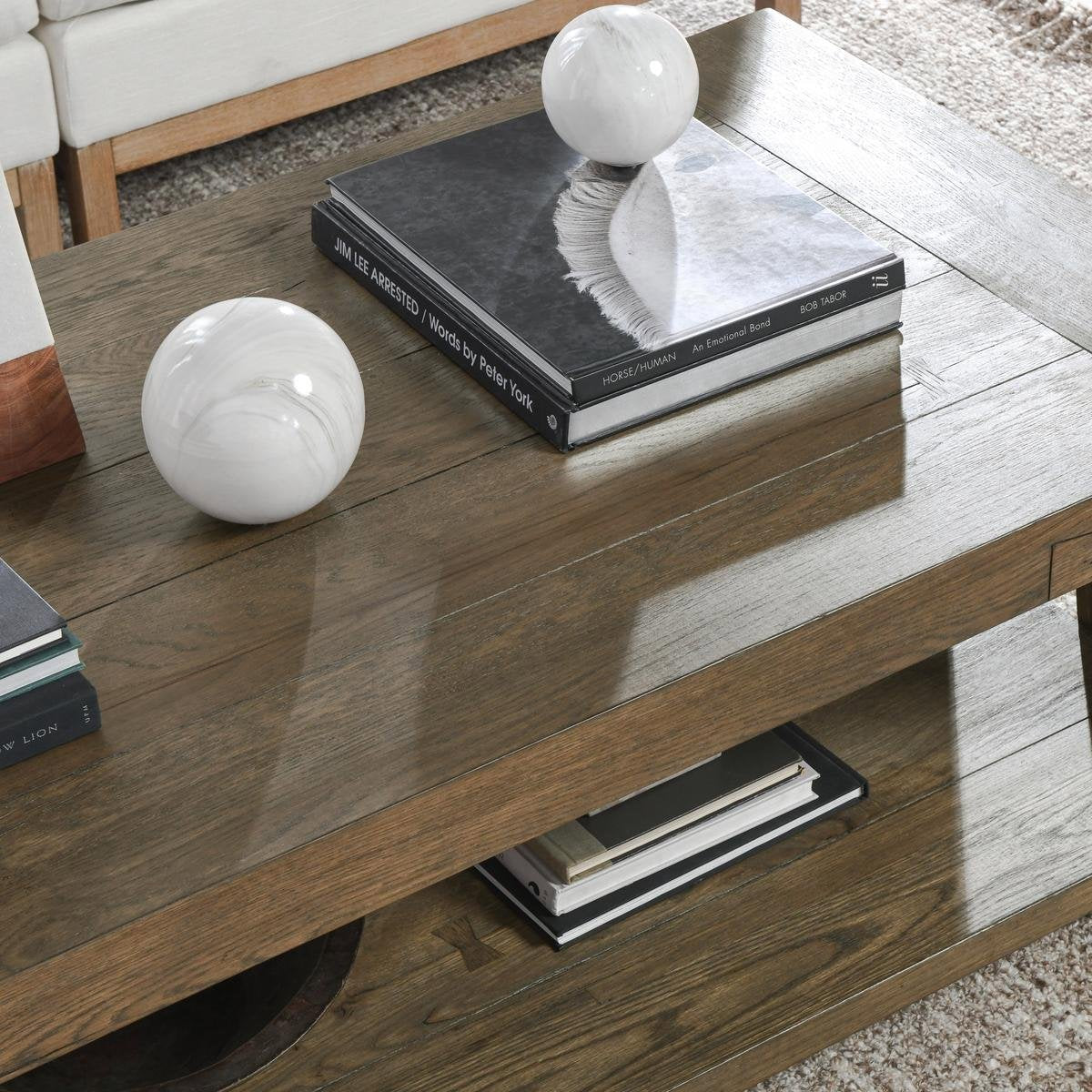 Suede Brown Reclaimed Oak Coffee Table Troy Coffee Table Collection