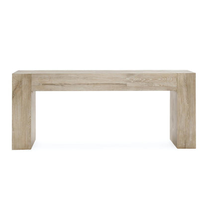 Aged Cream Reclaimed Oak Console Table Bristol Console Table Collection