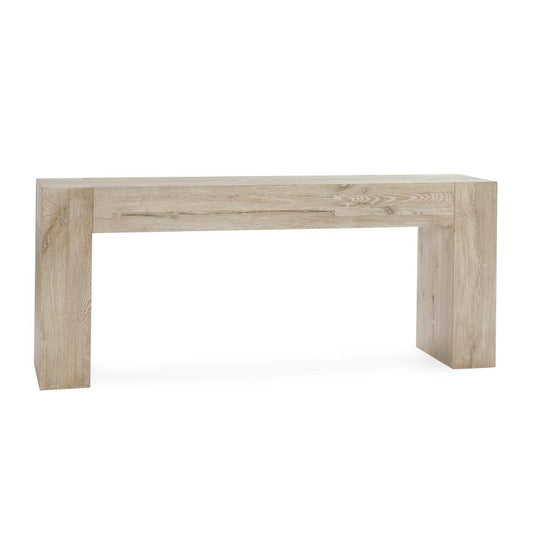 Aged Cream Reclaimed Oak Console Table Bristol Console Table Collection