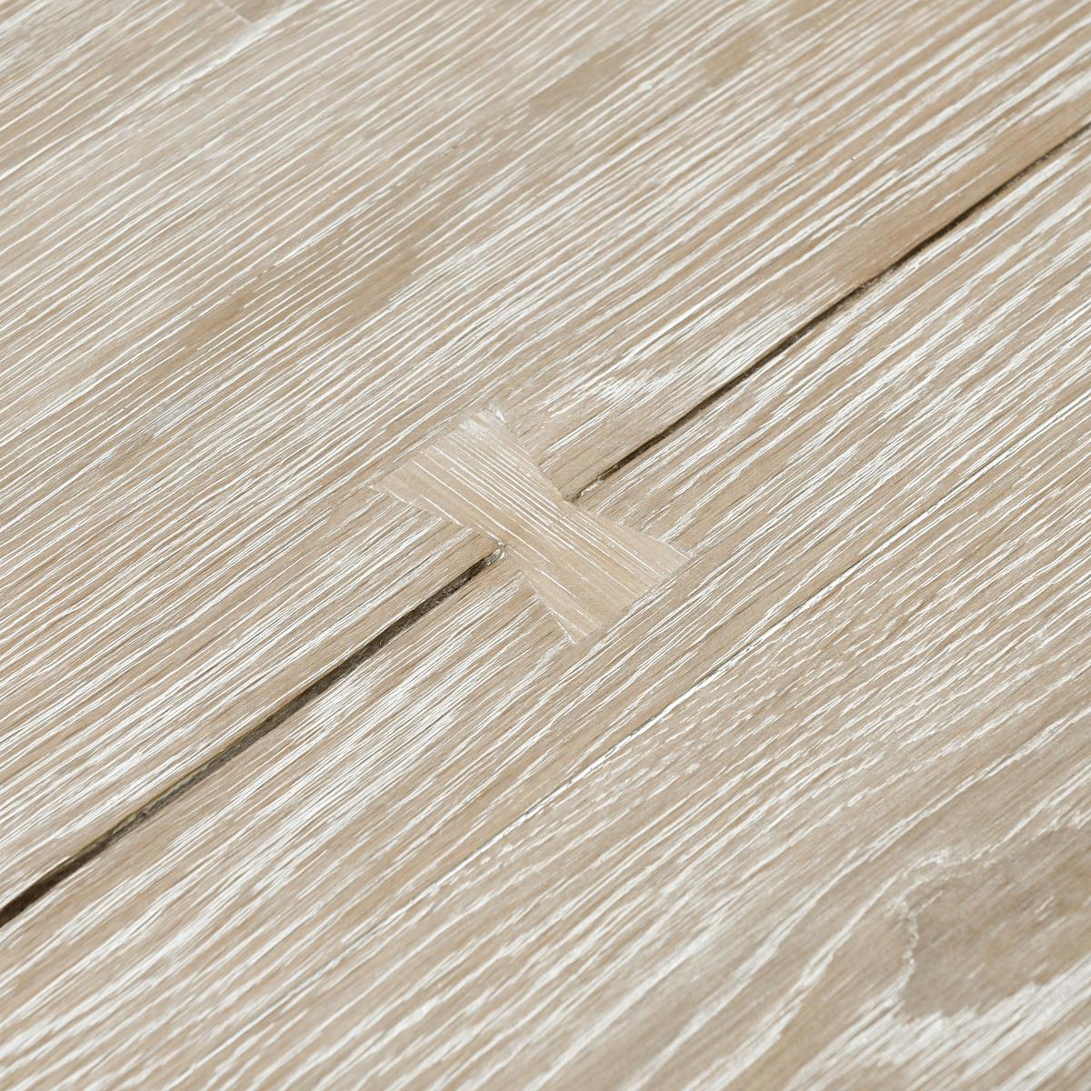Aged Cream Reclaimed Oak Console Table Bristol Console Table Collection