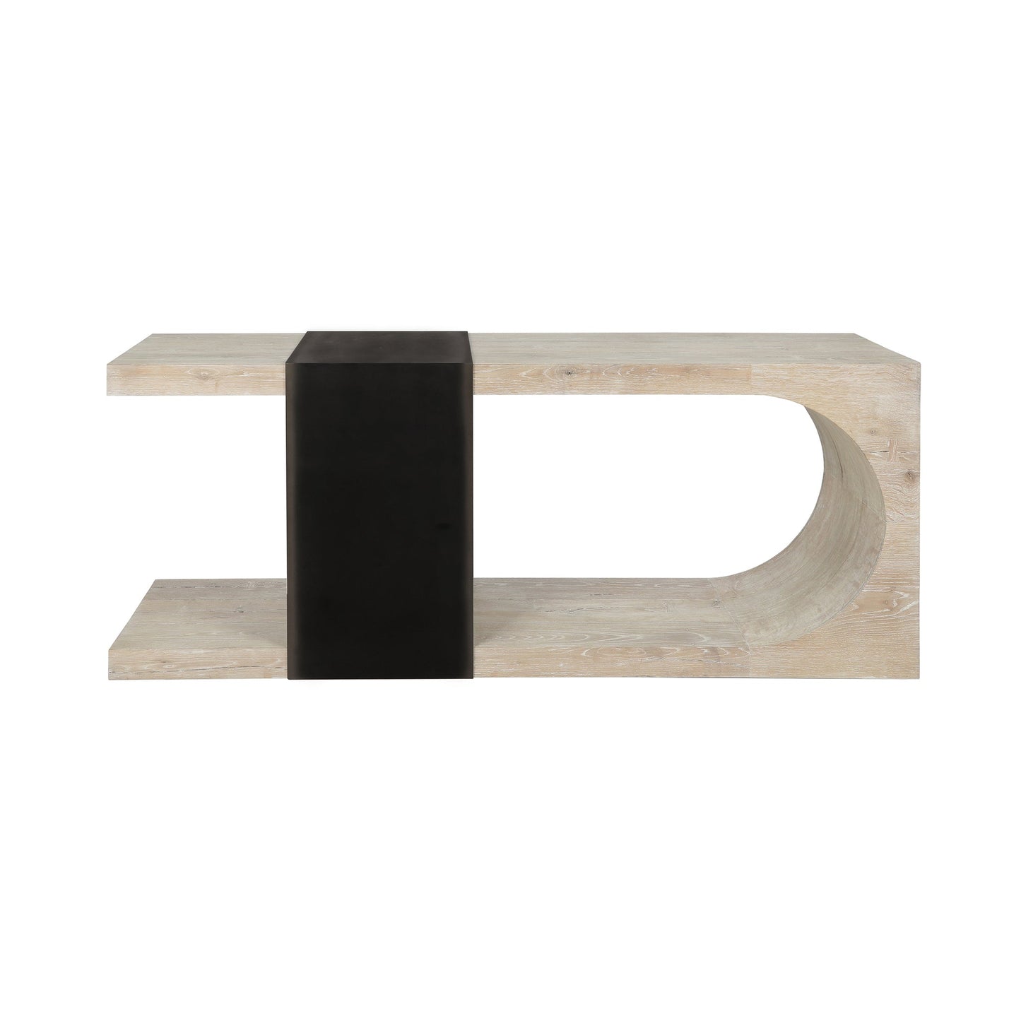 Aged Cream Reclaimed Oak Console Table Danica Console Table Collection